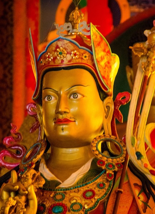 guru rinpoche face - Paleaku Gardens Peace Sanctuary